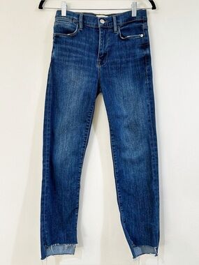 Frame Denim Le High Straight Blue Jeans Size 27